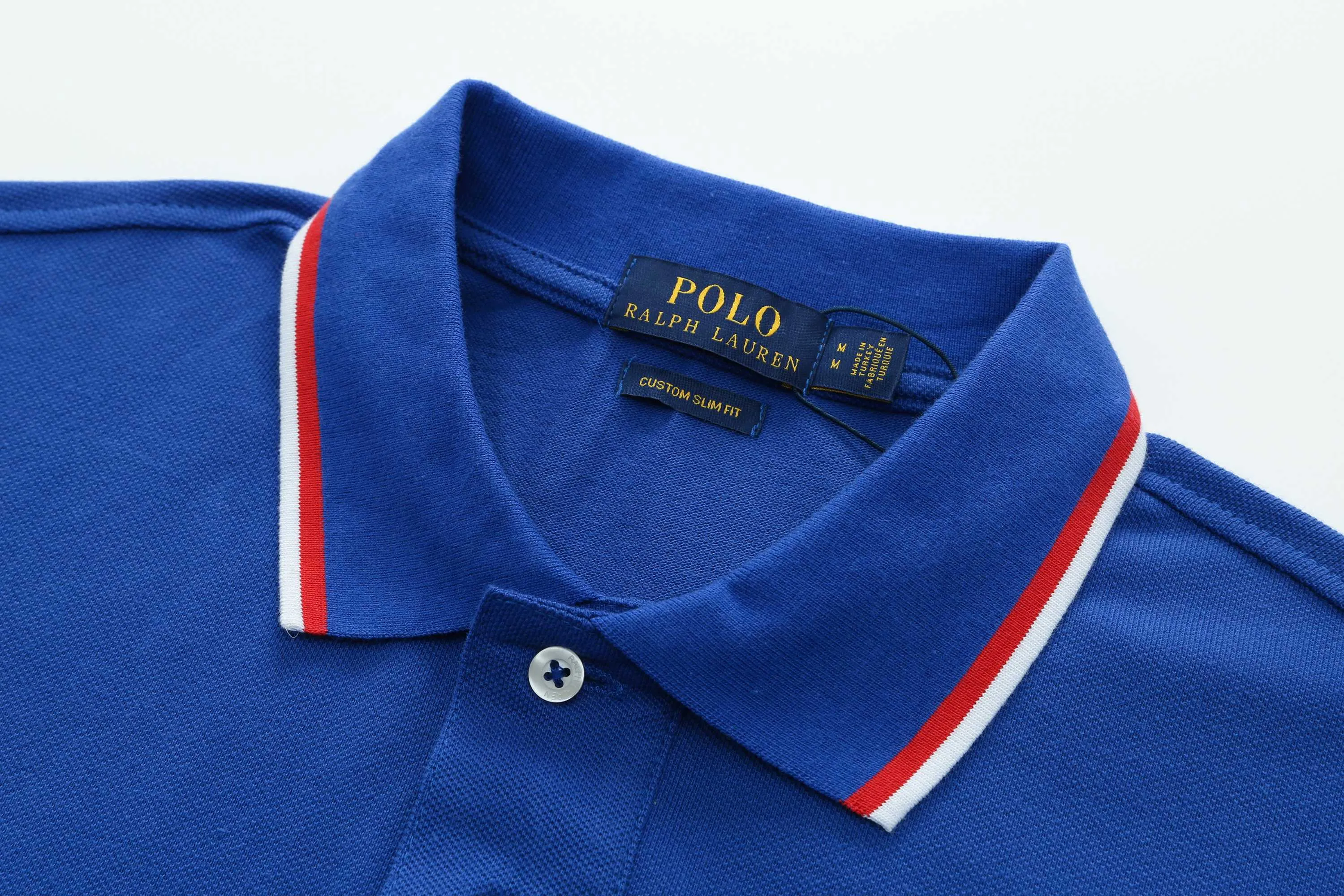 P170 Item No.: 8840 Paul polo bear logo polo shirt short-sleeved (pure cotton) Size: S-XXL